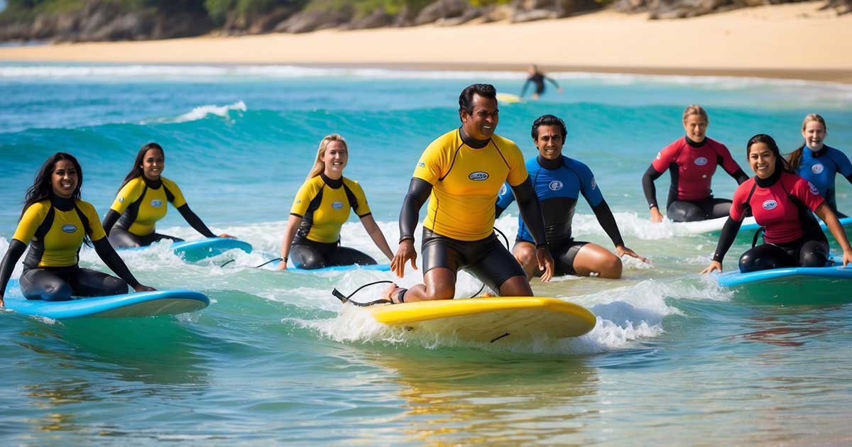 Surf-Lessons-at-Hiriketiya-Beach